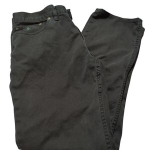 Classic Black Straight-Leg Jeans